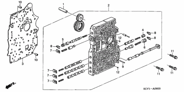 AT Main Valve Body for 2004 Honda CR-V #0