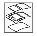 6320247020 - Body: Sunroof Frame for Toyota: Prius, Prius Plug-In Image