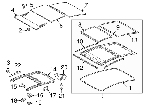 Parts Centre | Toyota On The Park | Sunroof for 2012 Toyota