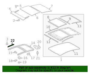 63217 63217-47010 - Sunroof Opening Trim 2010-2015 Toyota | Longo Toyota Parts