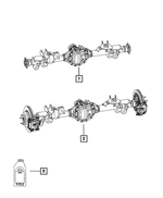 68382823AL - : Rear Complete Axle Assembly for Mopar Image
