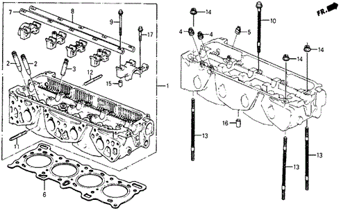 Cylinder Head for 1984 Honda Wagovan #0