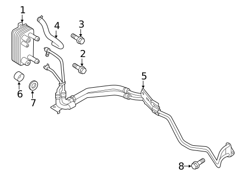 Trans Oil Cooler for 2015 Ford Transit-350 #0