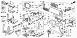 90102S84A10 - Interior/Bumper: SCREW, TAPPING (4X12) (ACR) for Honda Image