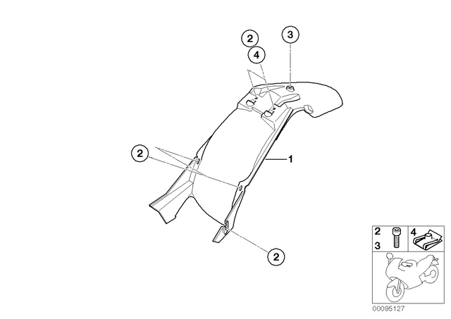 7129902771 - Frame and Mounting Parts: Fillister-Head Screw - M6X16-Z2 for BMW-Motorrad Image