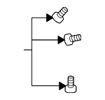 33472517 - Body: Bumper Cover Screw for Saab Image