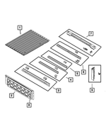 68174985AA - Body Sheet Metal Except Doors: Rear Box Crossmember for Mopar Image