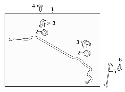 Stabilizer Bar & Components for 2019 Hyundai Veloster #0