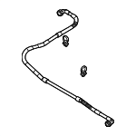 25414AO100 - : Upper Hose for Kia Image