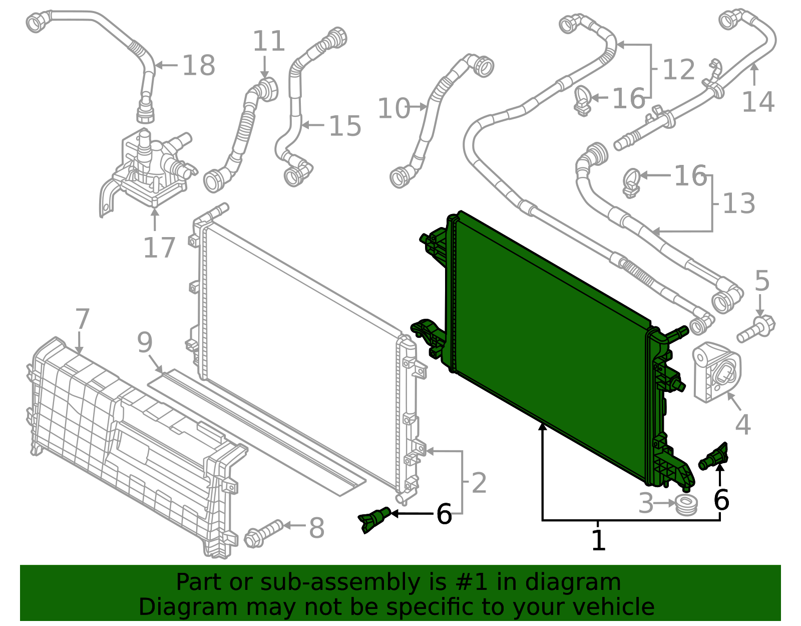 253E0-AO300 - Radiator Assembly 2023-2026 Kia Niro EV | Kia.Parts Store