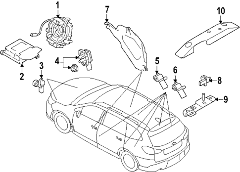 Air Bag Components for 2025 Subaru Forester #0