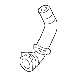 8K0121109T - Cooling System: Lower Hose for Audi: S4, S5 Image