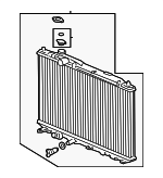 19010R1BA52 - : Radiator Assembly for Acura Image