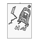 88410R5500 - Body: Seat Back Frame for Kia: Sorento Image