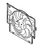17428666816 - Cooling System: Fan Assembly for BMW Image