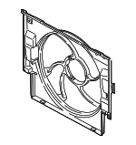 17425A53271 - Cooling System: Fan Shroud for BMW Image