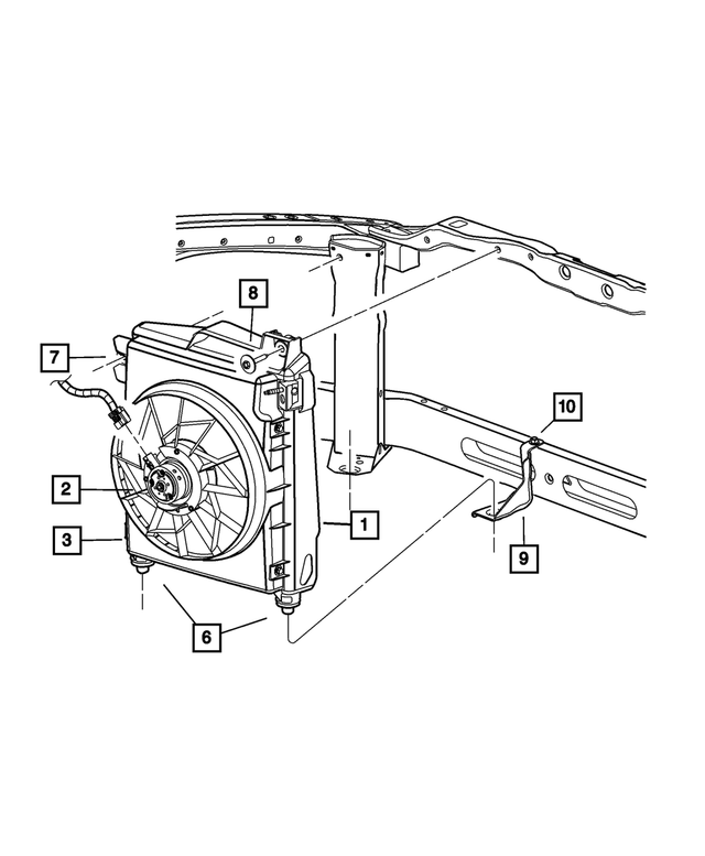 5072993AB - Air Conditioners and Heaters: A/c Condenser for Mopar Image