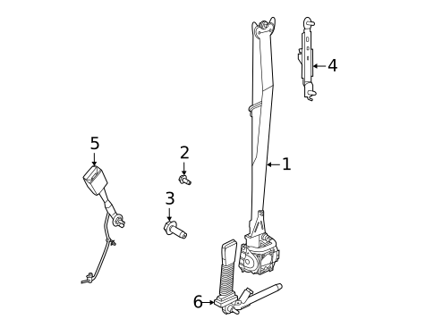 Seat Belt for 2025 Kia Soul #0