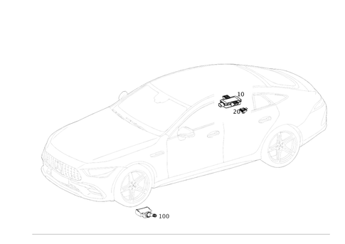 Tire Pressure Check for 2024 Mercedes-Benz AMG GT 43 #0