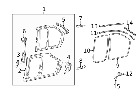 Aperture Panel for 2007 Dodge Ram 1500 #2