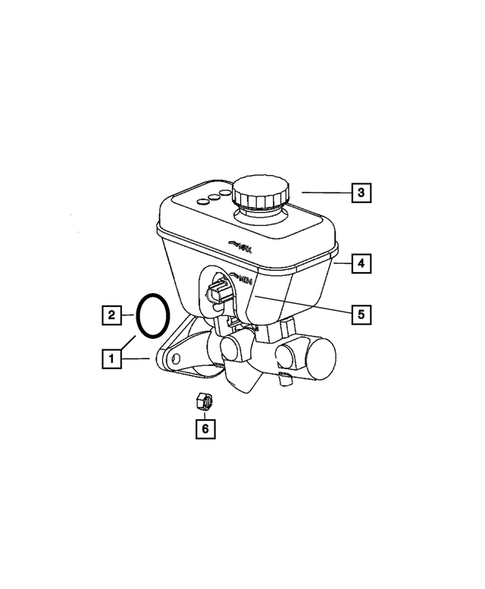 Brake Master Cylinder for 2007 Jeep Grand Cherokee #1