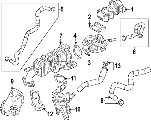EGR System for 2025 Mazda CX-70 #0