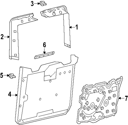 Interior Trim - Back Door for 2025 Mercedes-Benz G63 AMG #0
