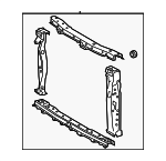 5321074011 - Belts &amp; Cooling: 2012-2015 Scion iQ - Radiator Support for Scion: iQ Image