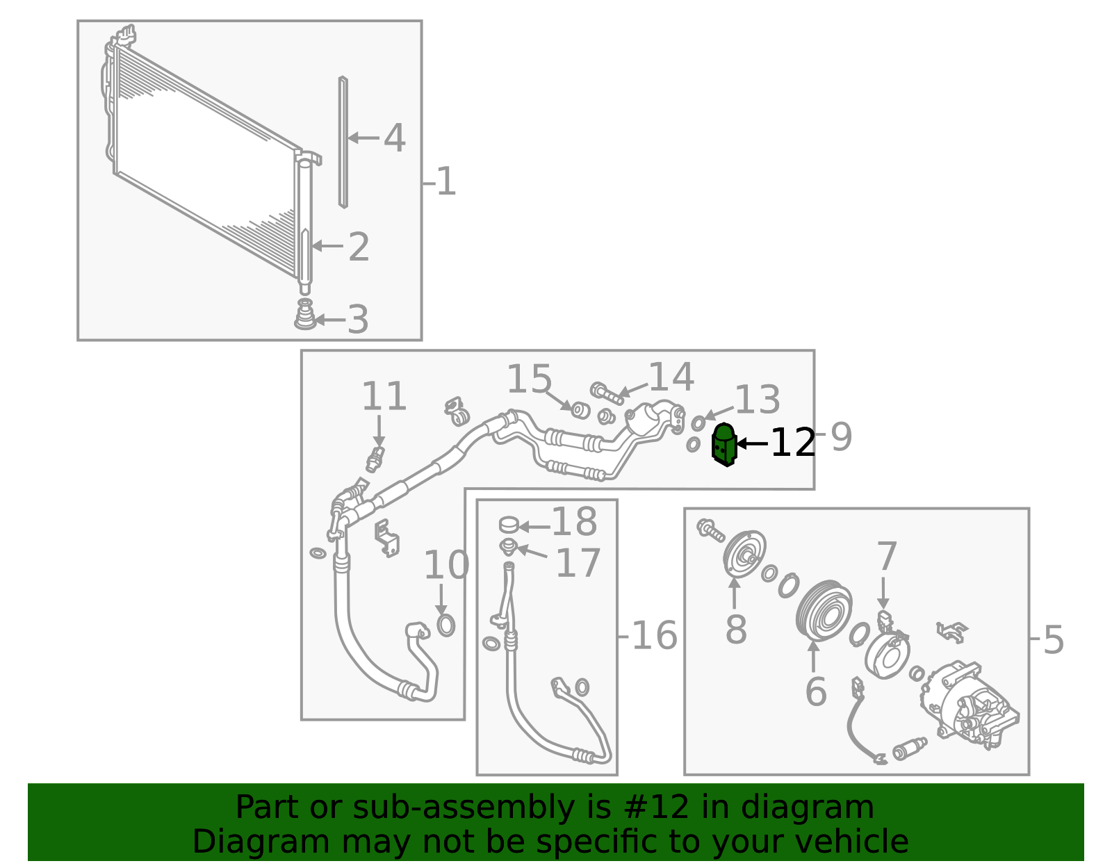AC Expansion Valve For 2018-2020 Kia Cadenza - View #4