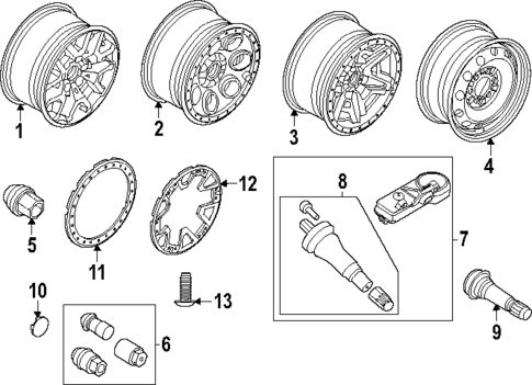 Wheels for 2025 Ford F-150 #0