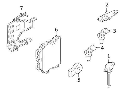 Ignition System for 2011 Suzuki Kizashi #0