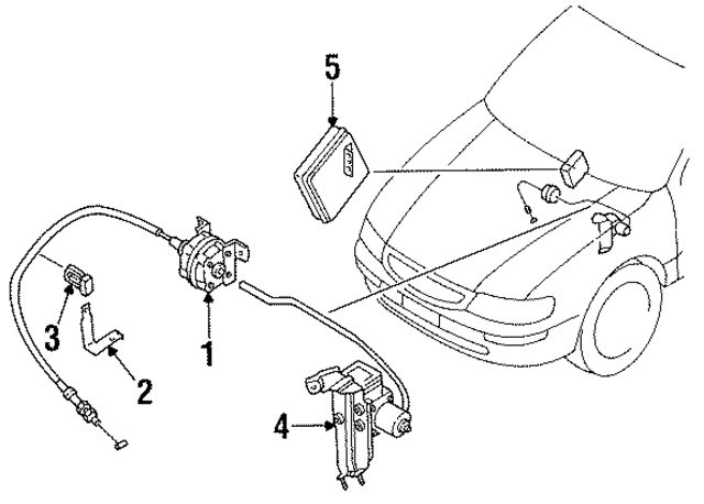1822531U10 - : Actuator Bracket for Nissan Image