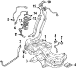 8W0201308AAE - Fuel System: Heat Shield for Audi: RS5 Image