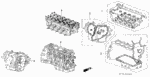 6110P72060 - Engine: GASKET KIT, CYLINDER HEAD for Acura Image