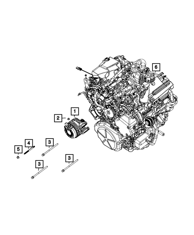 « 68309251AA – Electrical : Moteur Generateur pour Mopar Image »