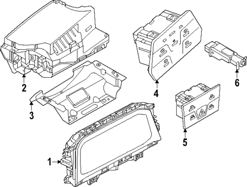 Cluster & Switches for 2025 Volkswagen Atlas #0