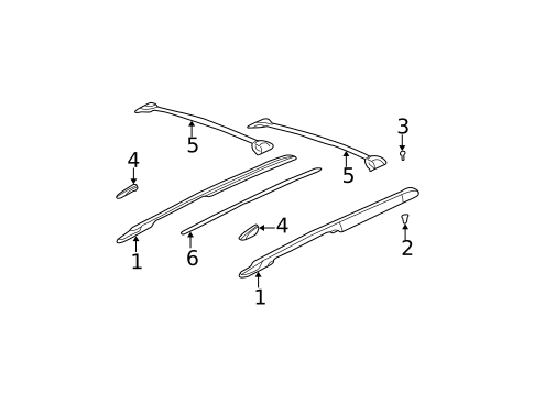 Luggage Carrier for 2002 Oldsmobile Bravada #0