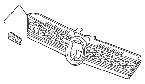 5GM853651AJCEE - : Grille for Volkswagen: GTI Image