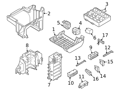Fuse & Relay for 2021 Porsche Panamera #21