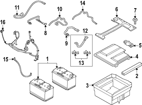 Battery for 2024 Ford Transit-350 #0