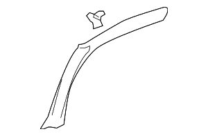 99655518111S31 - : Body A-Pillar Trim Panel for Porsche Image