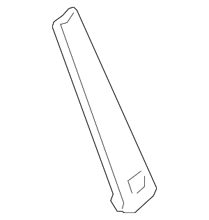 99655161100 - Body: Foot Rest for Porsche Image