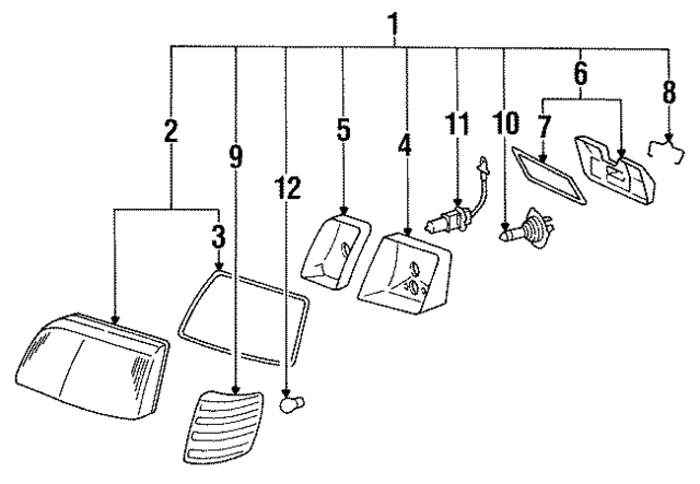 1408206561 - Electrical: Headlamp Assembly for Mercedes-Benz Image