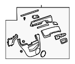 25946736 - : Trim Panel for Saturn: Vue Image