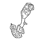 4F1Z5F250A - Exhaust: Converter &amp; Pipe for FORD Image