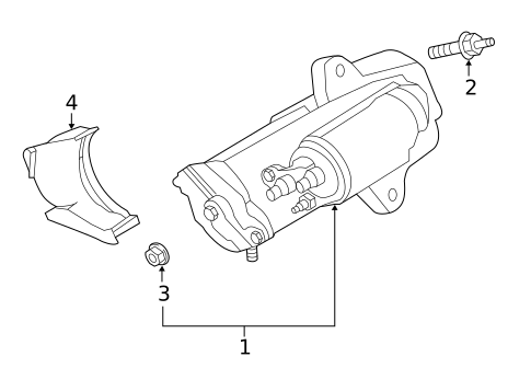 Starter for 2015 Ford Escape #0