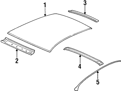 Roof & Components for 1998 Oldsmobile Cutlass #0