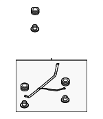 16117468282 - Fuel System: Mount Strap for BMW: Alpina XB7, X7 Image