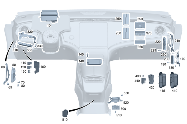 9009444 - Electrical System: Control Unit for Mercedes-Benz: A220, A35 AMG, EQB 250+, EQB 300, EQB 350, GLB250, GLB35 AMG, GLE350, GLE450, GLE450e, GLE53 AMG, GLE580, GLE63 AMG S Image image