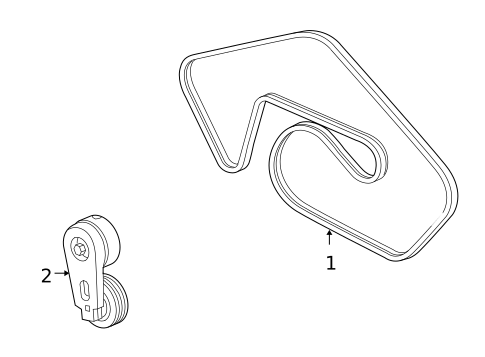 Belts & Pulleys for 2022 Land Rover Defender 90 #1